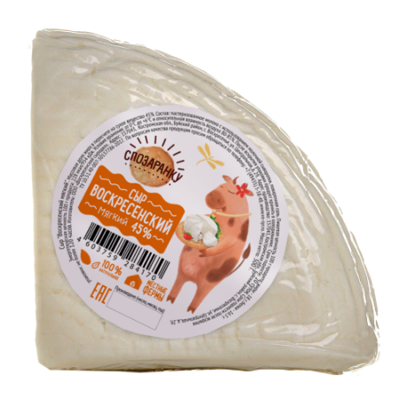 Сыр Воскресенский мягкий, 45% м.Д.Ж.