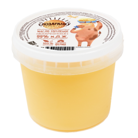 Масло топленое "Воскресенское", 99% м.Д.Ж.