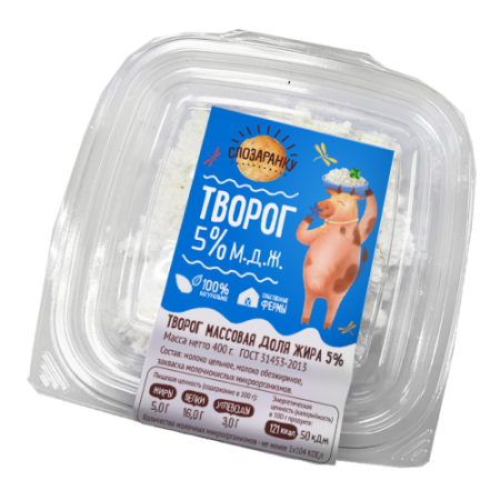 Творог, 5% м.Д.Ж.